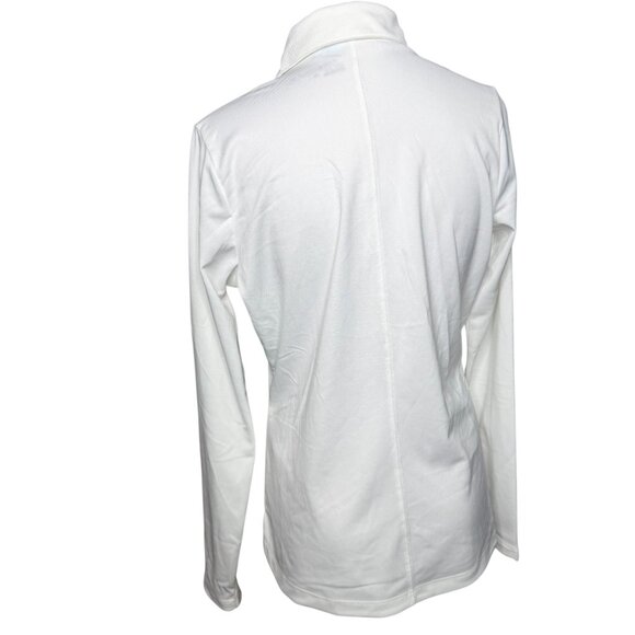 Womens Nike dri-fit golf long sleeve  Stretch Tech polo white Large NWT - Picture 5 of 7